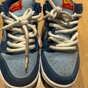 Nike SB Dunks in Blue and Red